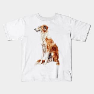 Borzoi Kids T-Shirt